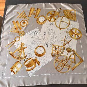 Vintage Brooks Brothers 100% Silk Scarf – Hand Rolled edges 🧭⚓️ (34” x 34”)